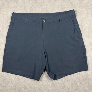 Lululemon Mens Commission Short 7" Warpstreme Obsidian Grey Blue Size 36 M7AK2S